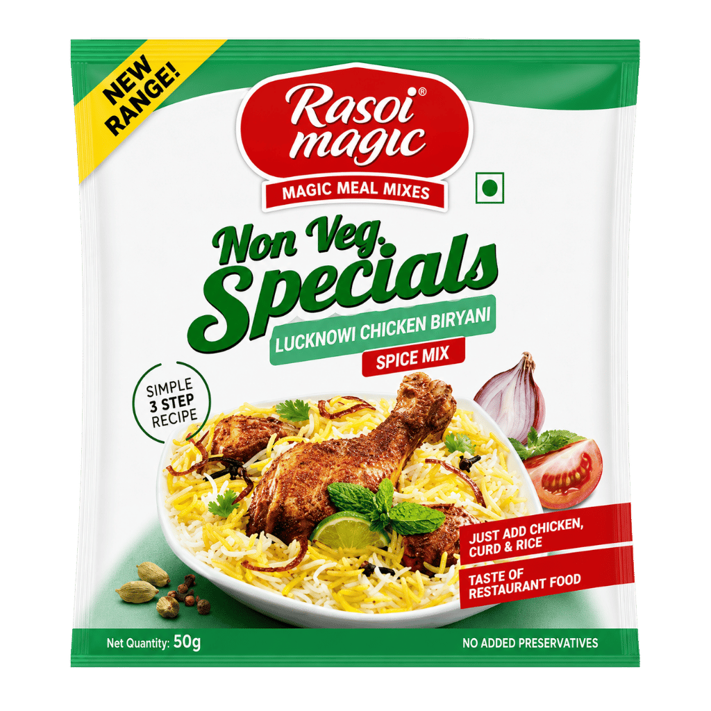 Rasoi Magic Lucknowi Chicken Biryani 50 g buy online USA - 1